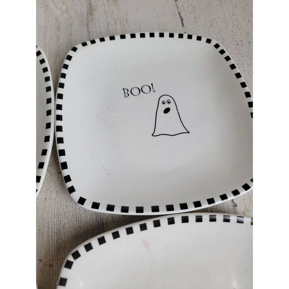 Tag Halloween small plate Boo‎ Ghost set home decor - Picture 5 of 15